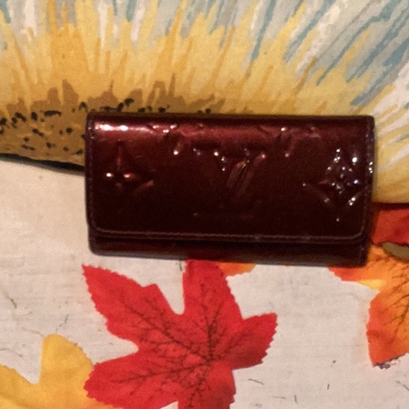 Louis Vuitton Portefeuille Sala Monogram Vernis burgundy, wallet - Picture 2 of 10